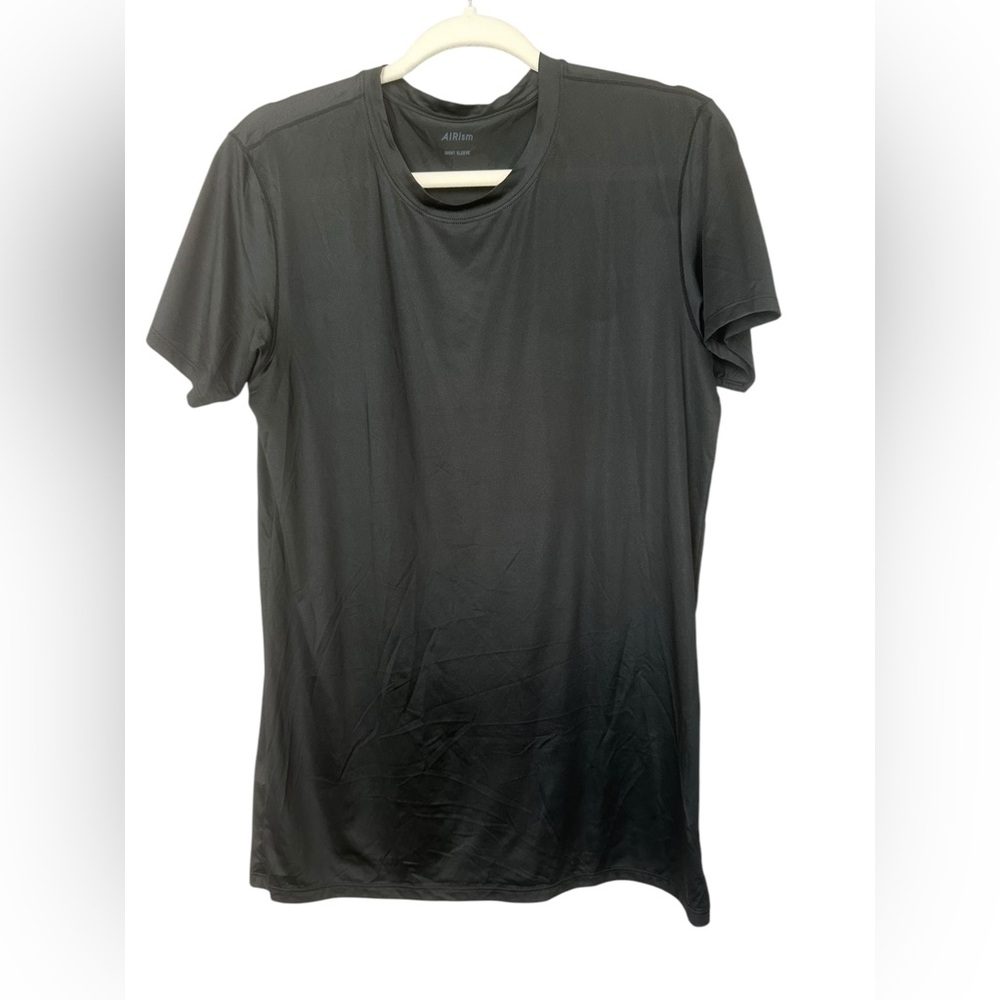Uniqlo AIRism Black Performance T-Shirt Mens XL